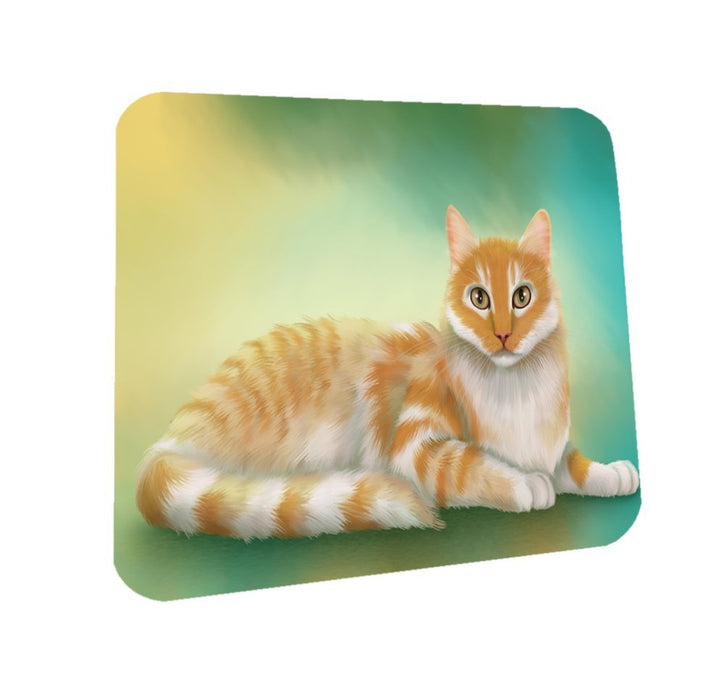 Turkish Van Cat Coasters Set of 4