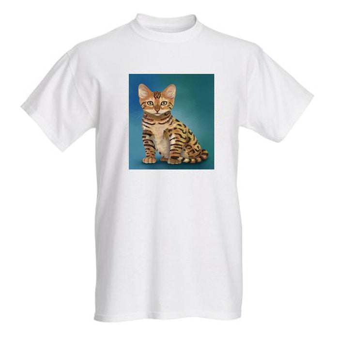 Women's Chinese Li Hua Kitten Cat T-Shirt