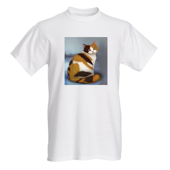 Women's British Shorthaired Calico Cat T-Shirt