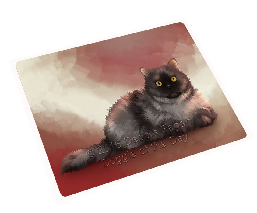 Selkirk Rex Cat Tempered Cutting Board C48279