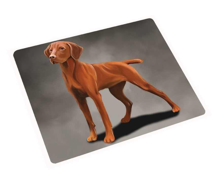 Vizsla Dog Tempered Cutting Board