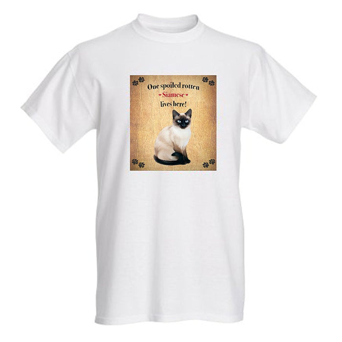 Siamese Spoiled Rotten Cat T-Shirt