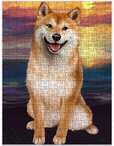 Shiba Inu Dog Puzzle with Photo Tin