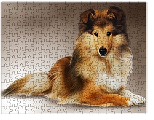 Sheltie Dog Puzzle with Photo Tin D190