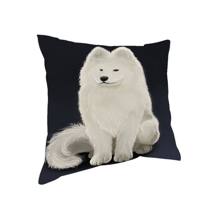Samoyed Dog Throw Pillow