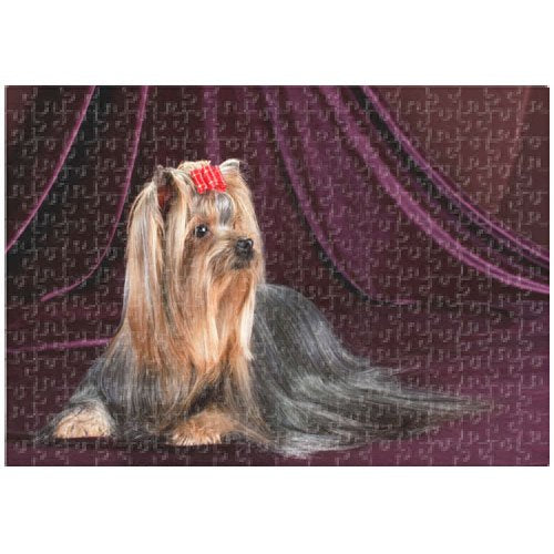 Yorkshire Terrier 300 Pc. Puzzle with Photo Tin