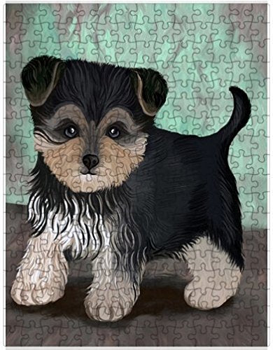 Yorkipoo Dog Puzzle with Photo Tin