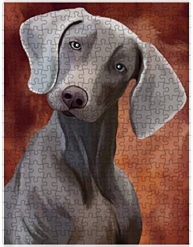 Weimaraner Dog Puzzle with Photo Tin