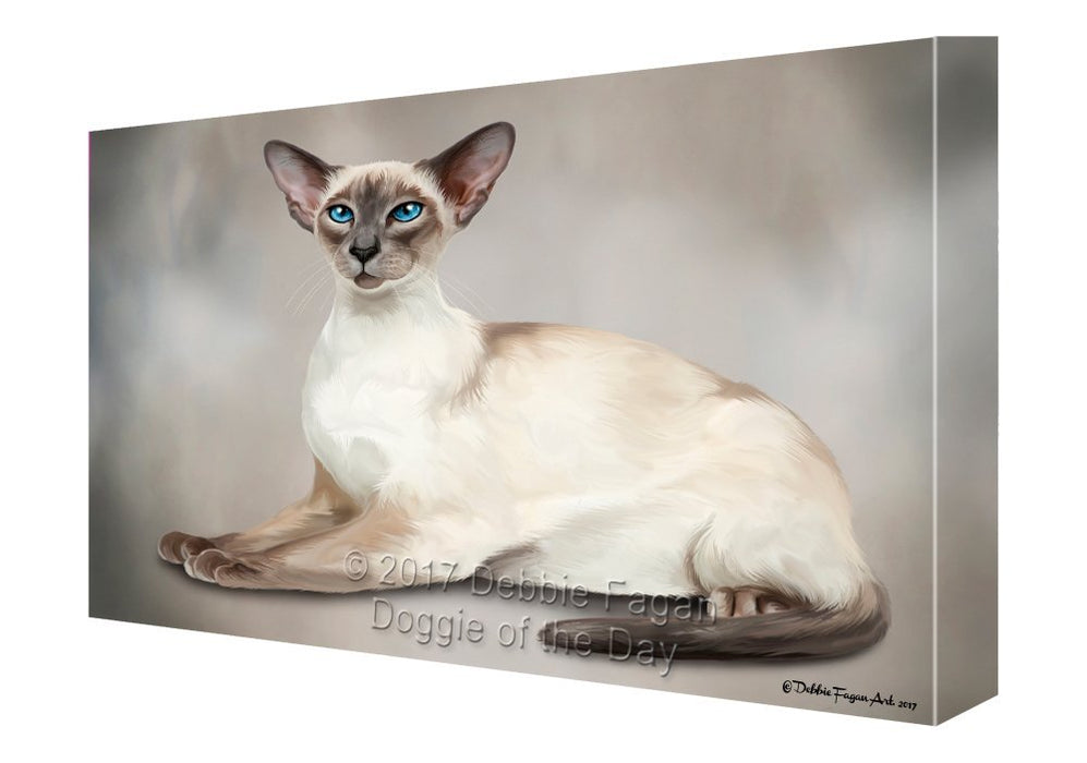 Thai Cat Canvas Wall Art CV007