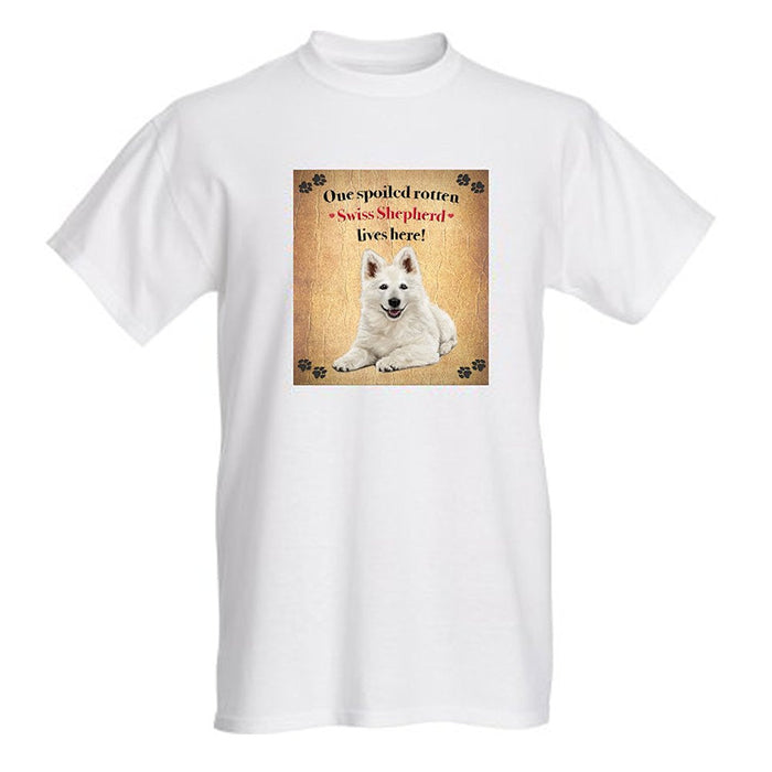 Swiss Shepherd Spoiled Rotten Dog T-Shirt