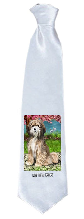 Tibetan Terrier Dog Neck Tie TIE48335