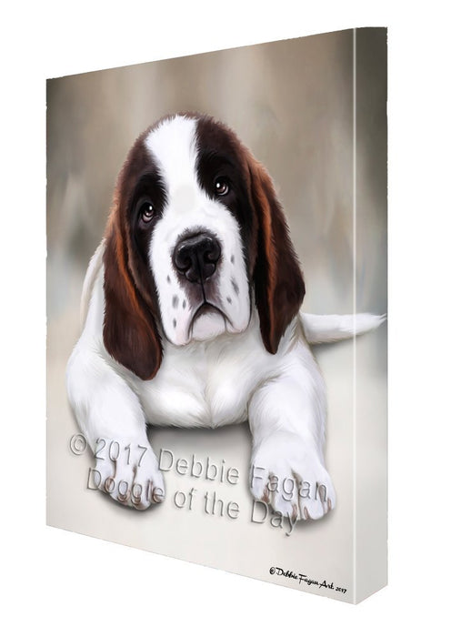 Saint Bernard Dog Canvas Wall Art CV032