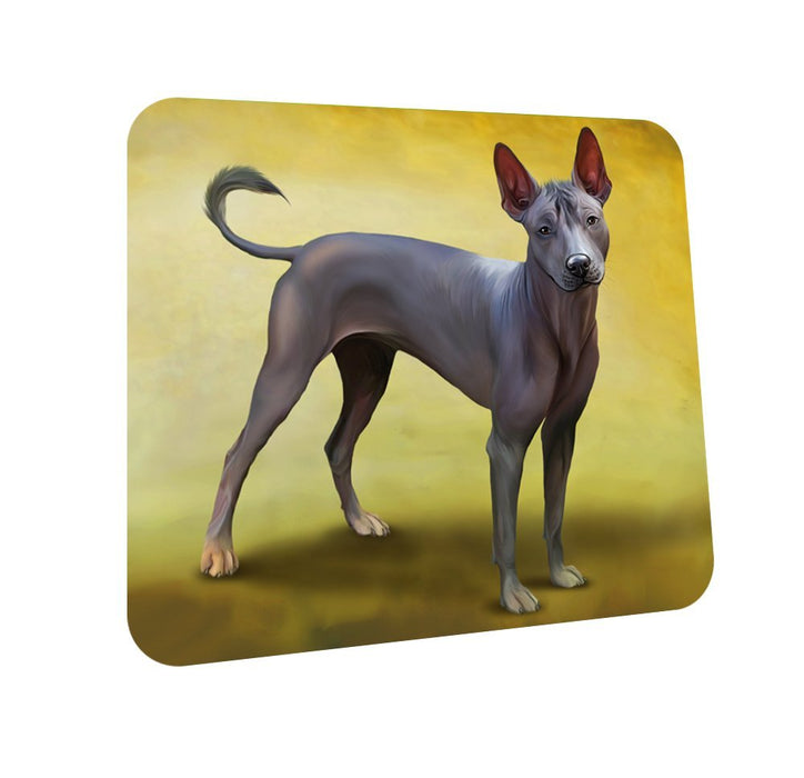 Xoloitzcuintle Dog Coasters Set of 4
