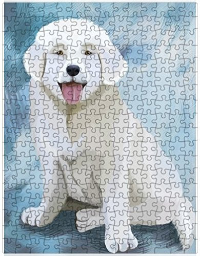Slovensky Cuvac Dog Puzzle with Photo Tin