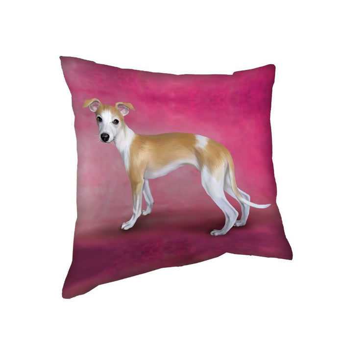 Whippet Puppy Dog Throw Pillow