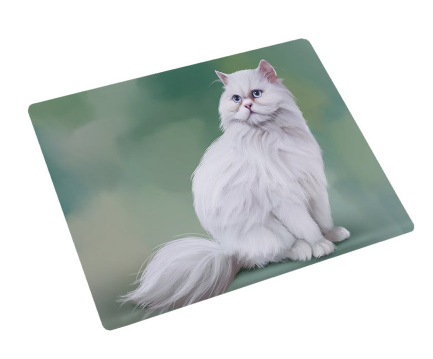 White Persian Cat Magnet Mini (3.5" x 2")
