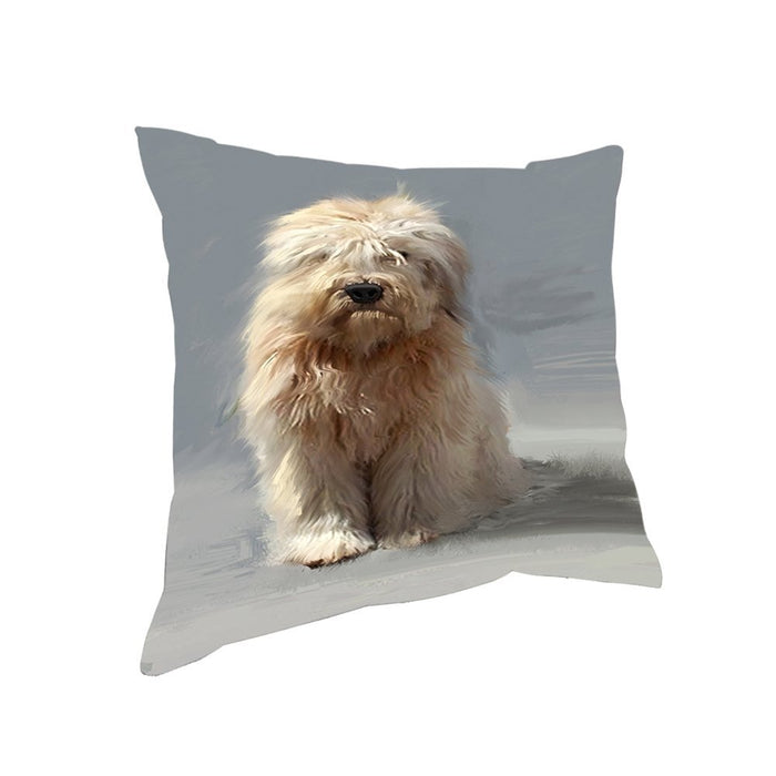 Wheaten Terrier Dog Throw Pillow D495