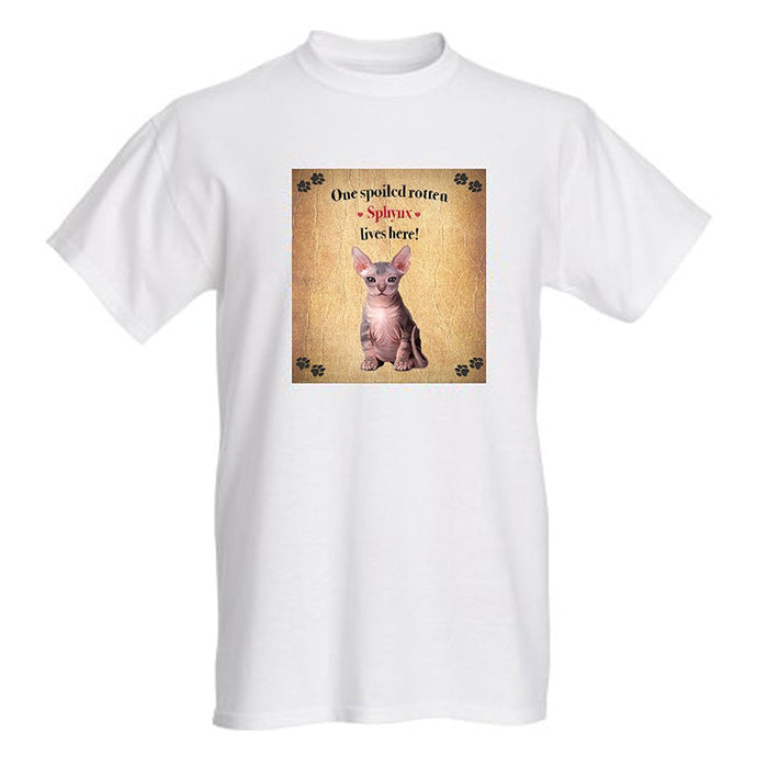 Sphynx Spoiled Rotten Cat T-Shirt
