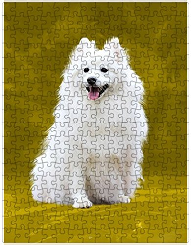 Samoyed Dog Puzzle with Photo Tin D618