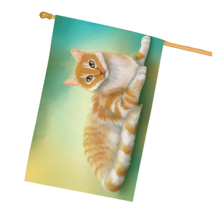 Turkish Van Cat House Flag