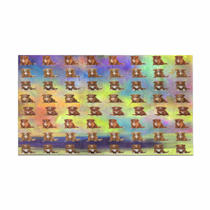 Nova Scotia Duck Toller Retriever Dogs  Bath Rug 16" x 28"