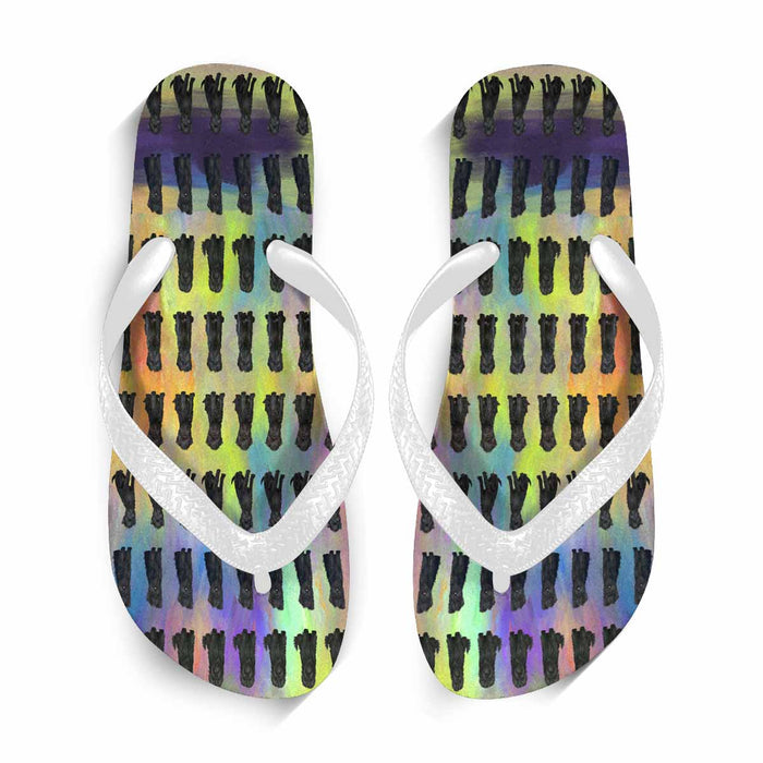 affenpinschers  Flip Flops (For both Men and Women) (Model040)