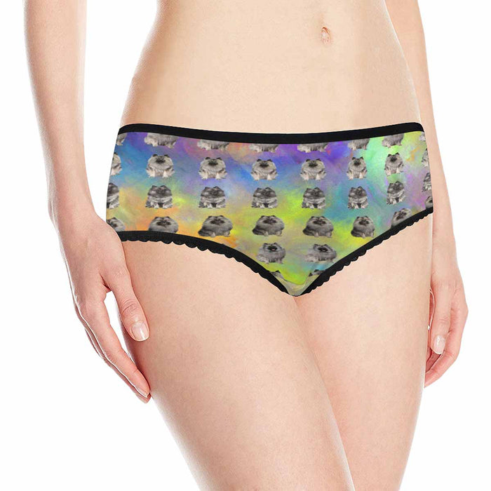 Keeshond Dogs  Women&#039;s All Over Print Classic Briefs