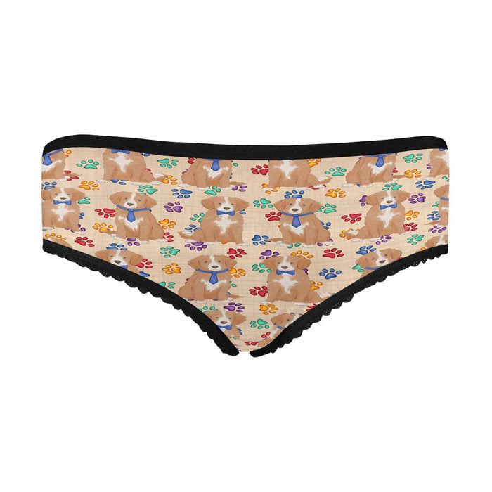 Nova Scotia Duck Toller Retriever Dogs Blue  Women's All Over Print Classic Briefs