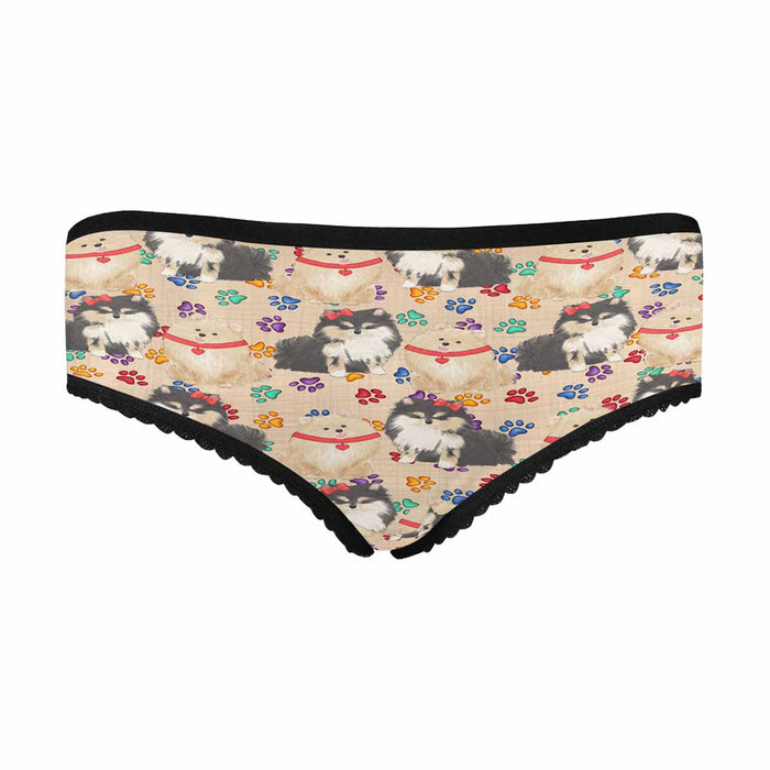 Pomeranian Dogs Red  Women&#039;s All Over Print Classic Briefs