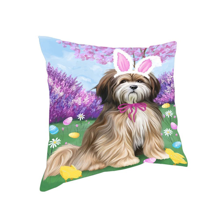 Tibetan Terrier Dog Easter Holiday Pillow PIL53504
