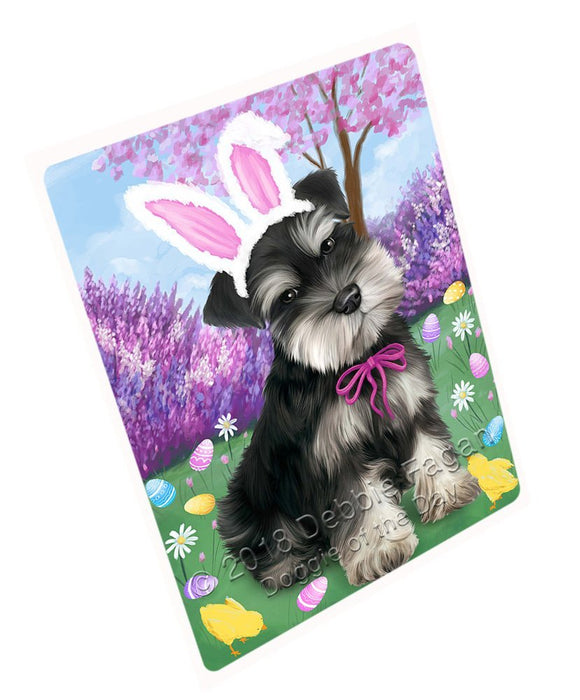 Schnauzer Dog Easter Holiday Tempered Cutting Board C52014