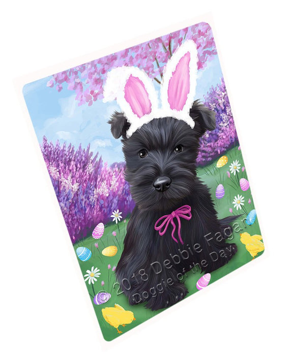 Scottish Terrier Dog Easter Holiday Tempered Cutting Board C52026