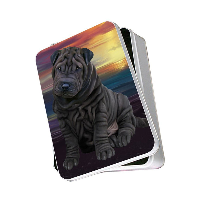 Shar-Pei Dog Photo Storage Tin