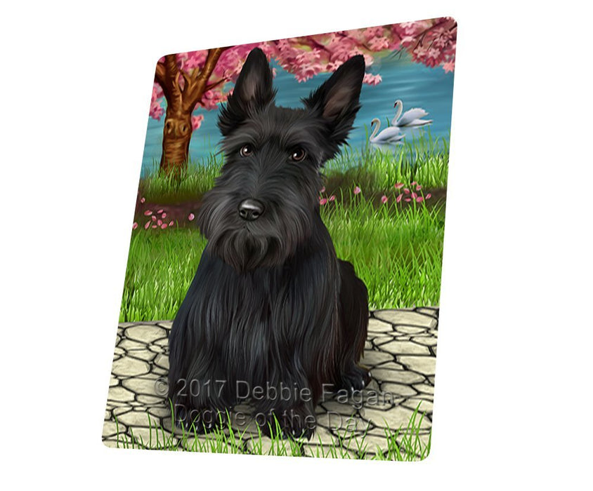 Scottish Terriers Dog Large Refrigerator / Dishwasher Magnet D430