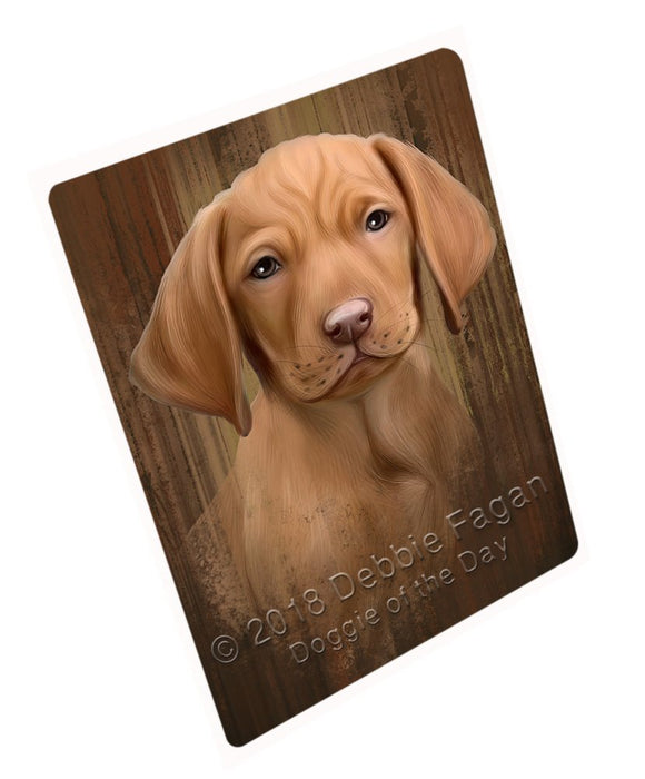 Rustic Vizsla Dog Large Refrigerator / Dishwasher Magnet RMAG57270