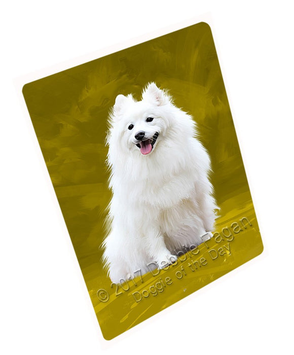 Samoyed Dog Tempered Cutting Board CB126