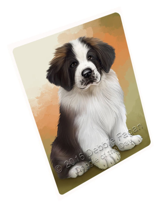 Saint Bernards Dog Tempered Cutting Board CB094