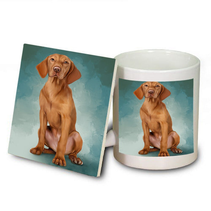 Vizsla Dog Mug and Coaster Set