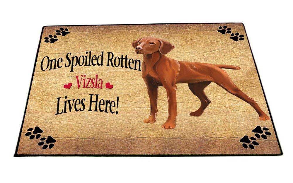 Spoiled Rotten Vizsla Dog Indoor/Outdoor Floormat