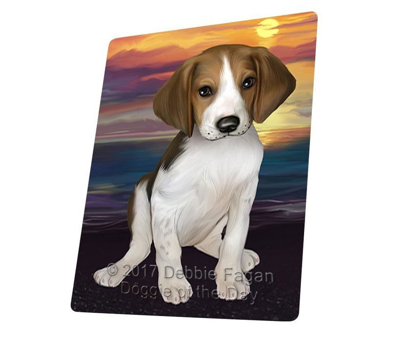 Treeing Walker Coonhound Dog Tempered Cutting Board CB175