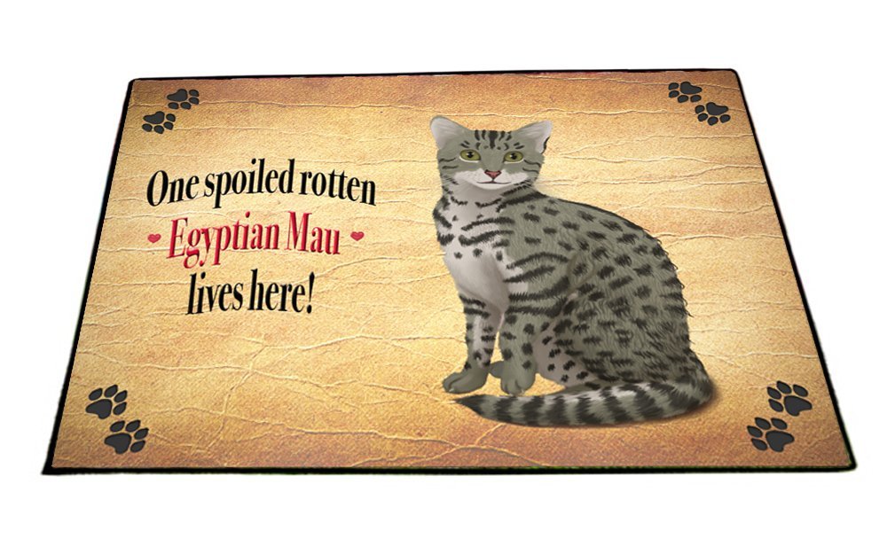 Spoiled Rotten Egyptian Mau Dog Floormat