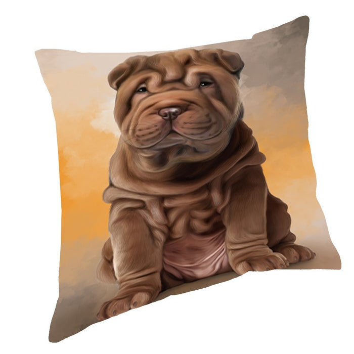 Shar Pei Dog Pillow PIL48436
