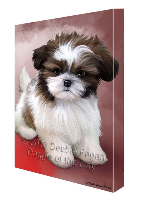 Shih Tzu Dog Canvas Wall Art