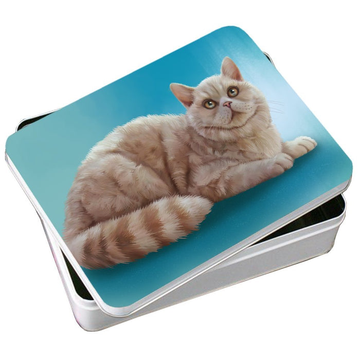 Selkirk Rex Cat Photo Tin