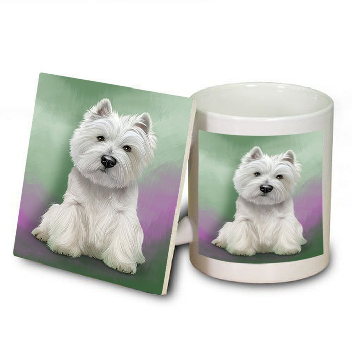 West Highland White Terrier Dog Mug and Coaster Set MUC48364
