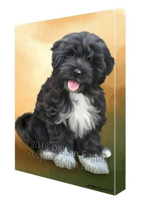 Tibetan Terrier Dog Canvas Wall Art