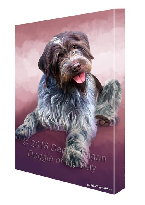 Wirehaired Pointing Griffon Dog Canvas Wall Art