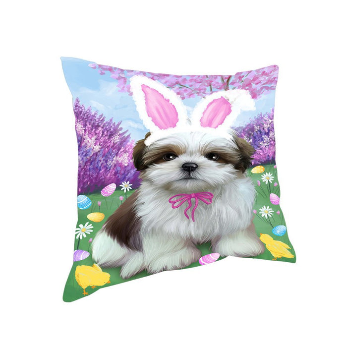 Shih Tzu Dog Easter Holiday Pillow PIL53476