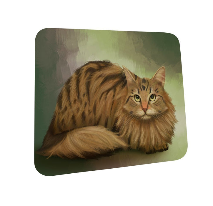 Siberian Cat Coasters Set of 4