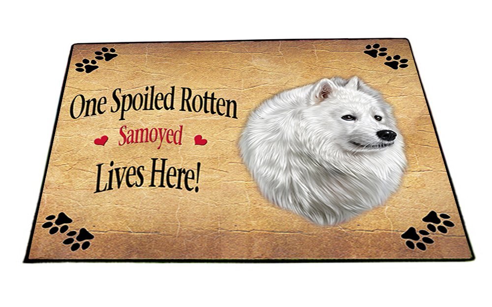 Samoyed Spoiled Rotten Dog Indoor/Outdoor Floormat